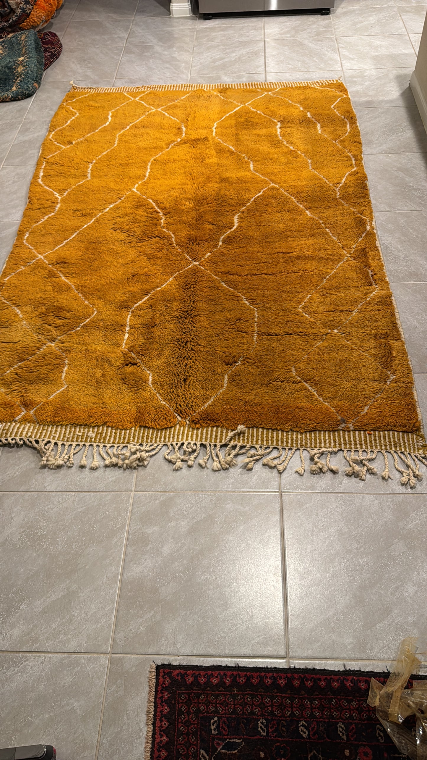 Handmade Mrirte 100% Wool!  5x7 feet!