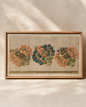19th Century Ottoman Embroidery, Framed — 10.5"×21"