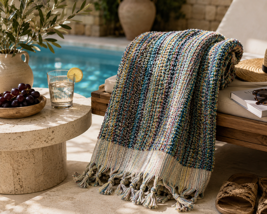 Handwoven Premium Cotton Towels Multicolor- Spa Style
