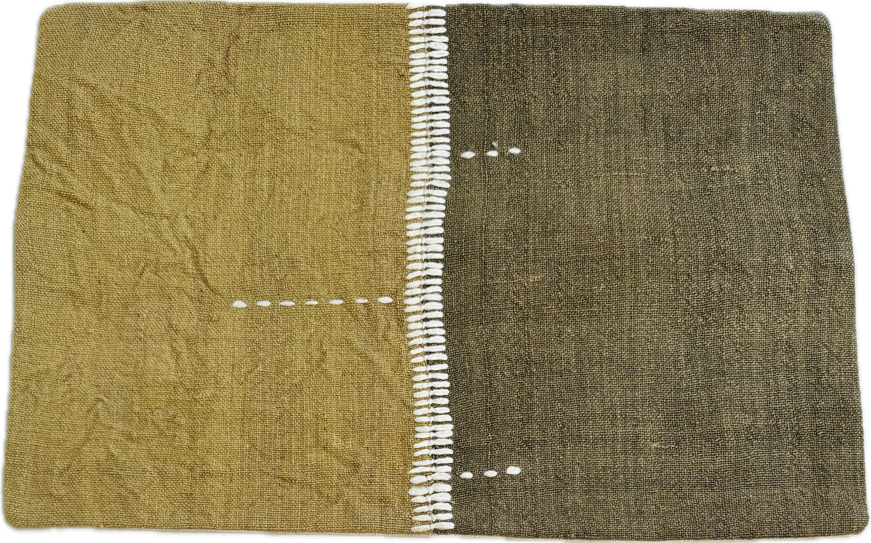 Vintage Pillow Covers from 19th Century Fabric