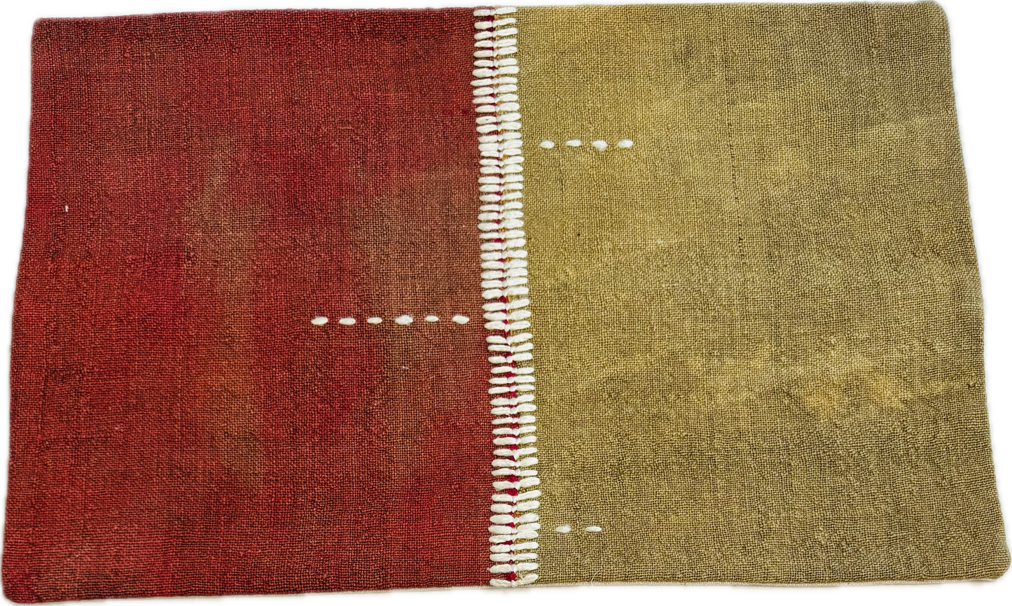 Vintage Pillow Covers from 19th Century Fabric