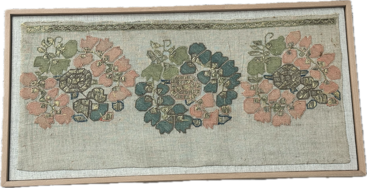 Vintage Embroidered Wall Art