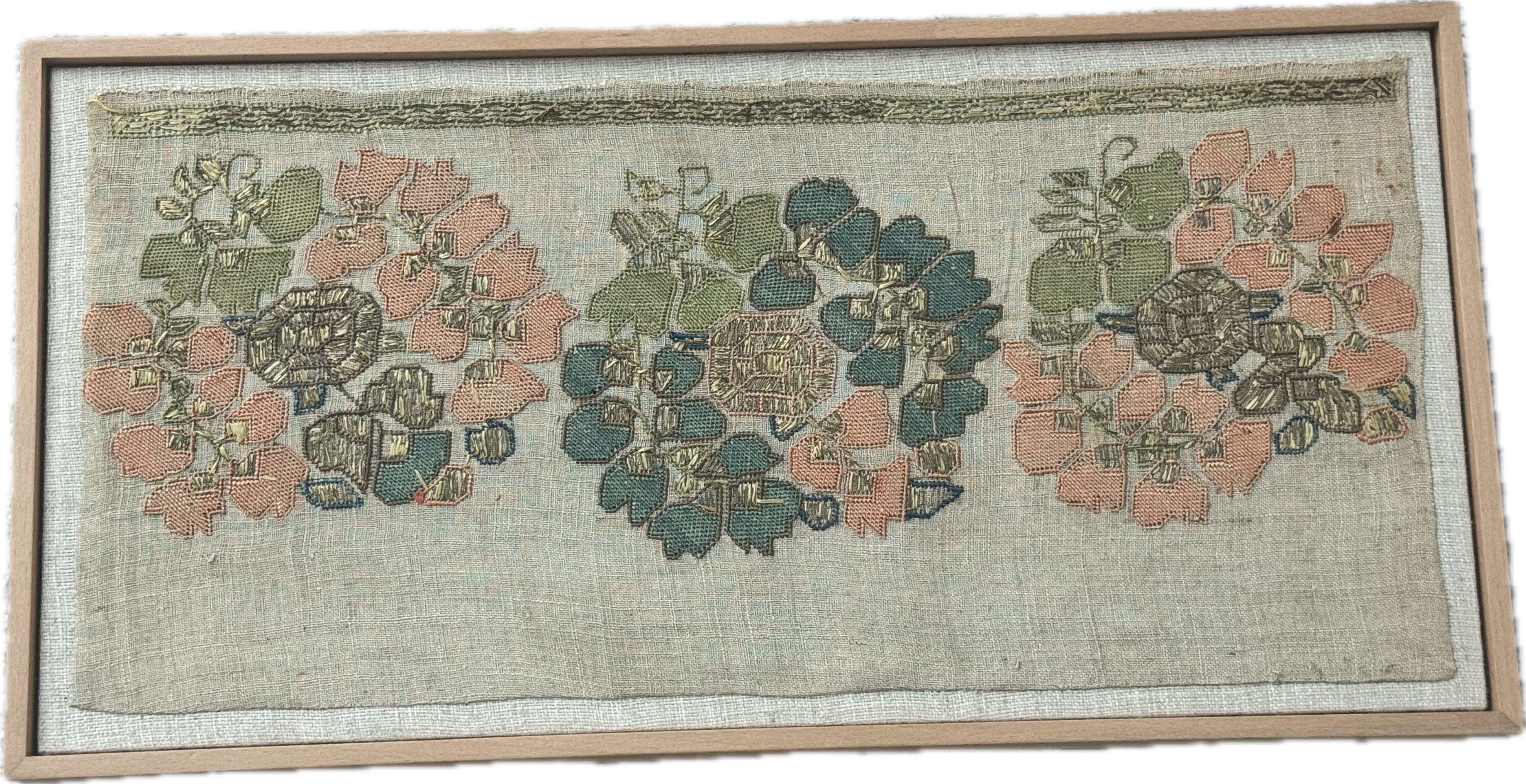 Framed Antique Embroidery