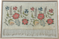 19th Century Ottoman Embroidery, Framed — 13.5"×20"