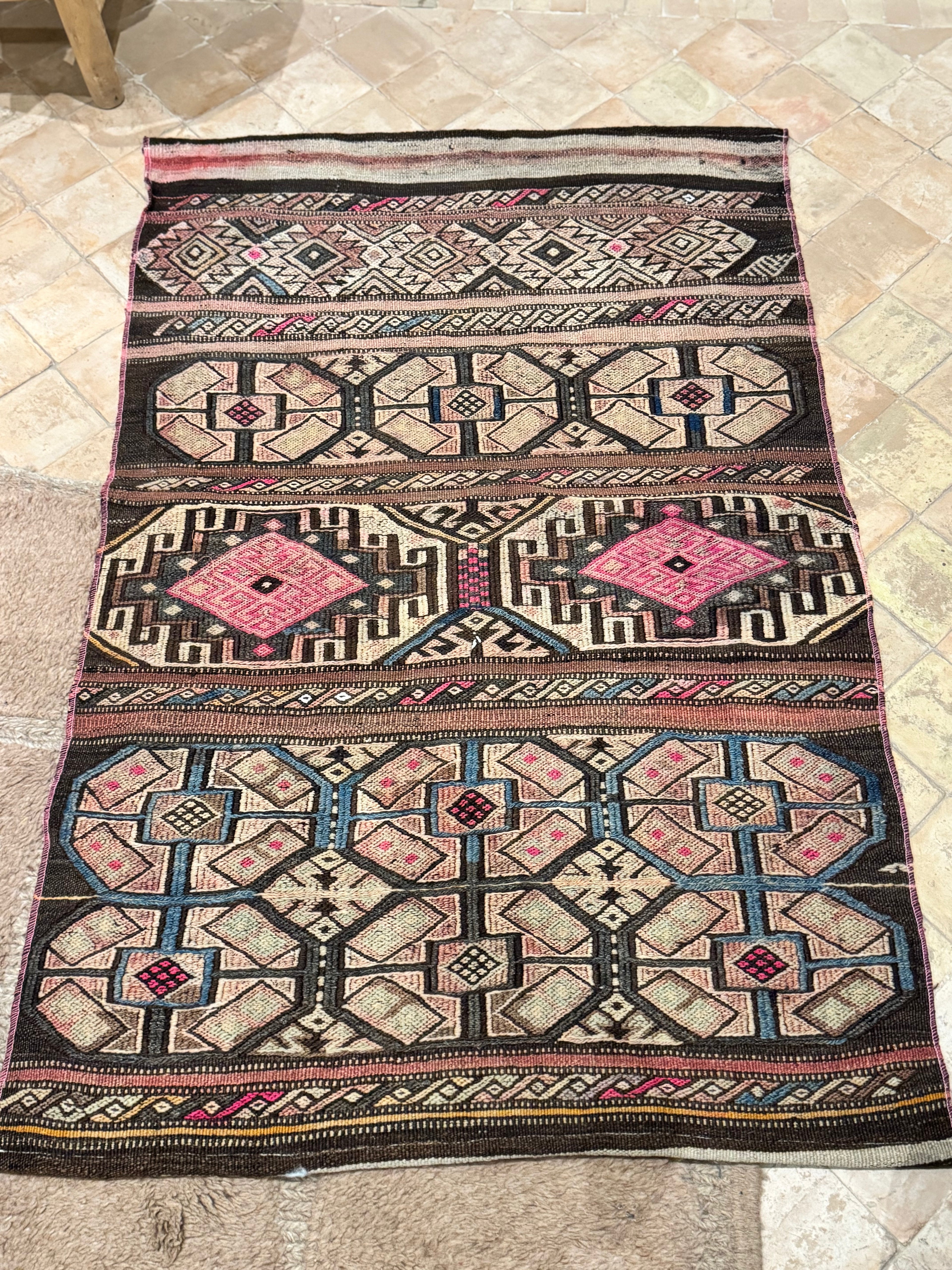 Handmade Vintage Wool Rug