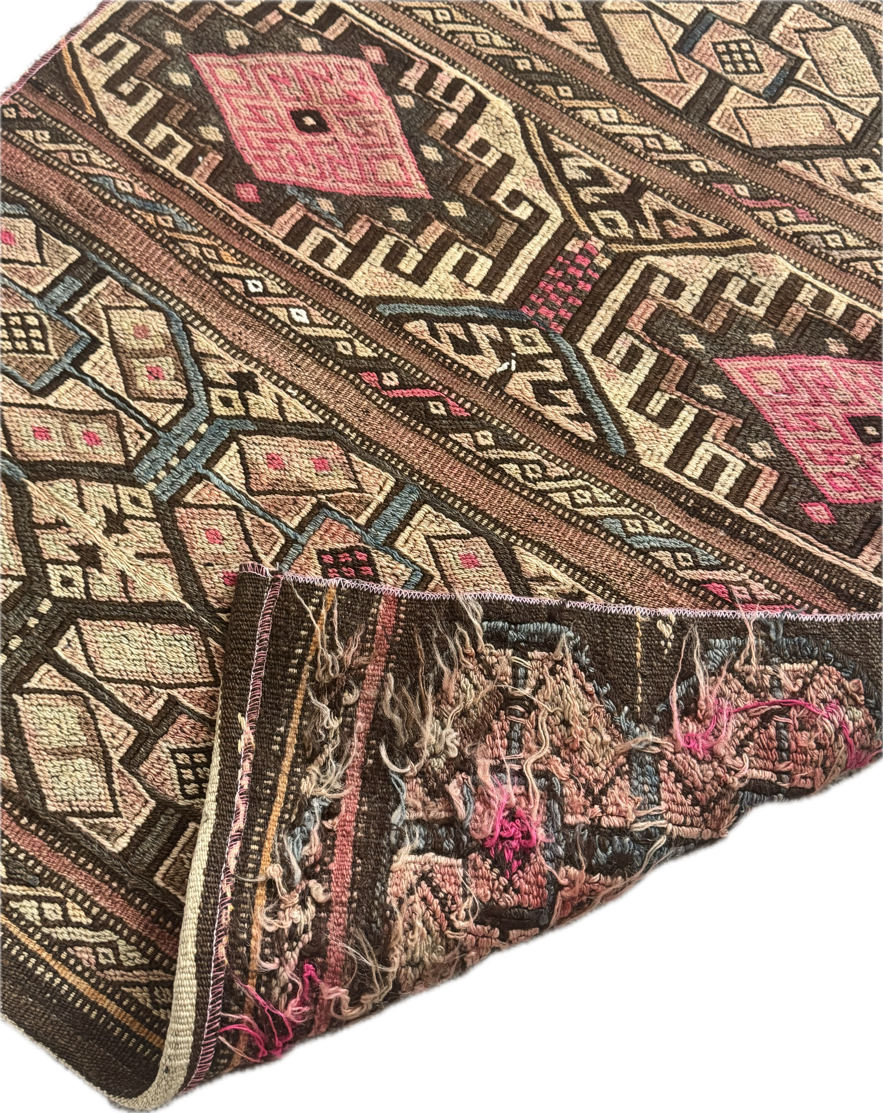 Vintage Handwoven Oriental Rug