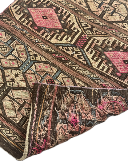 Vintage Handwoven Oriental Rug