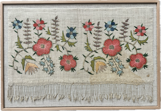 Vintage Embroidered Wall Art