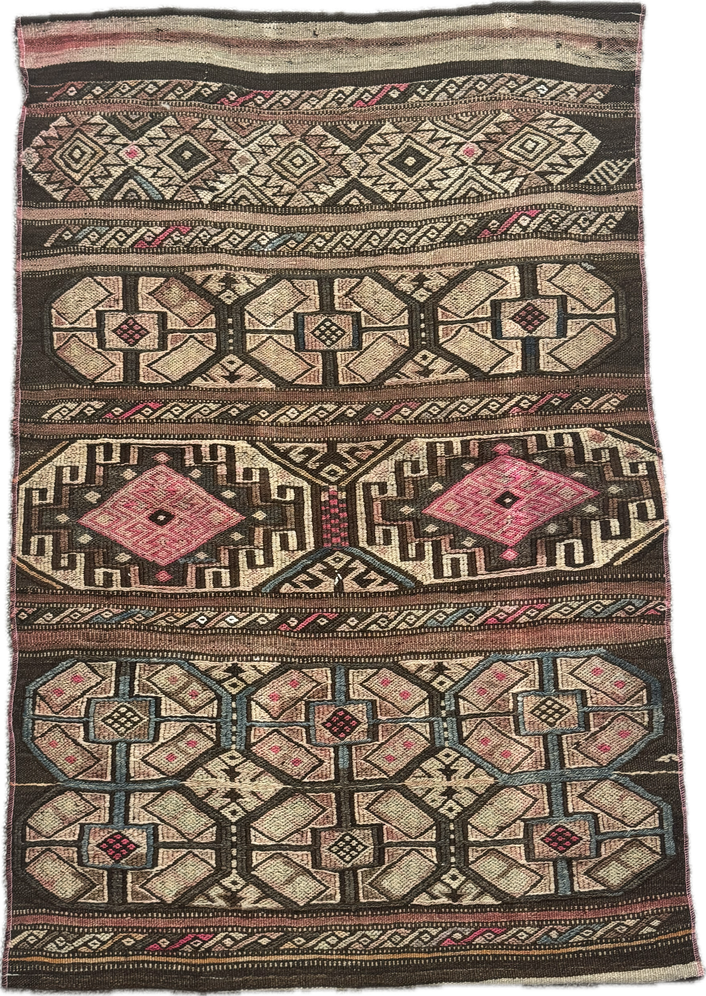 Vintage Handwoven Oriental Rug