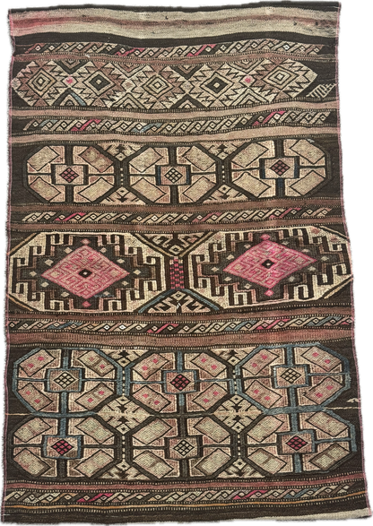 Vintage Handwoven Oriental Rug