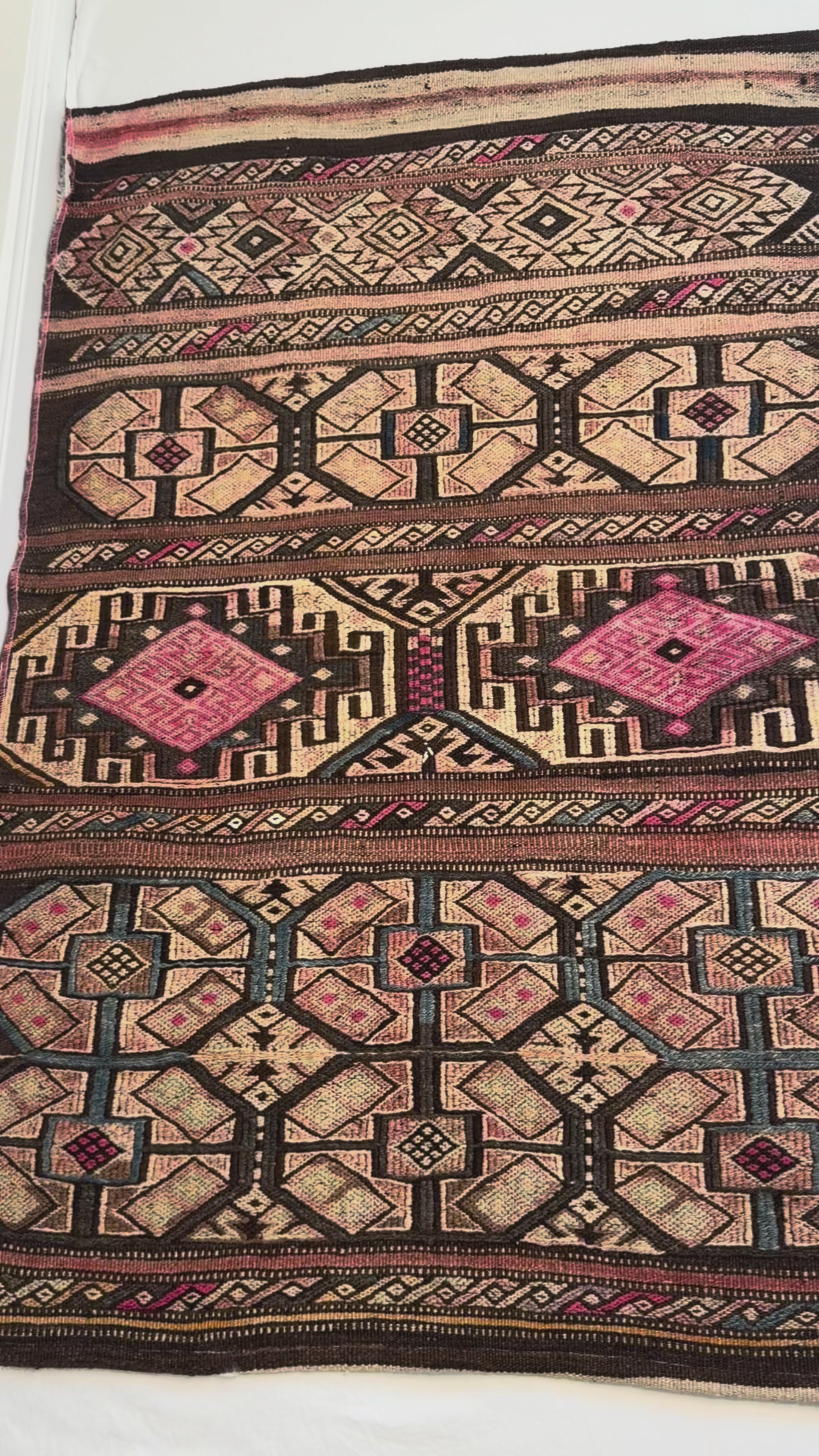 Vintage Handwoven Oriental Rug